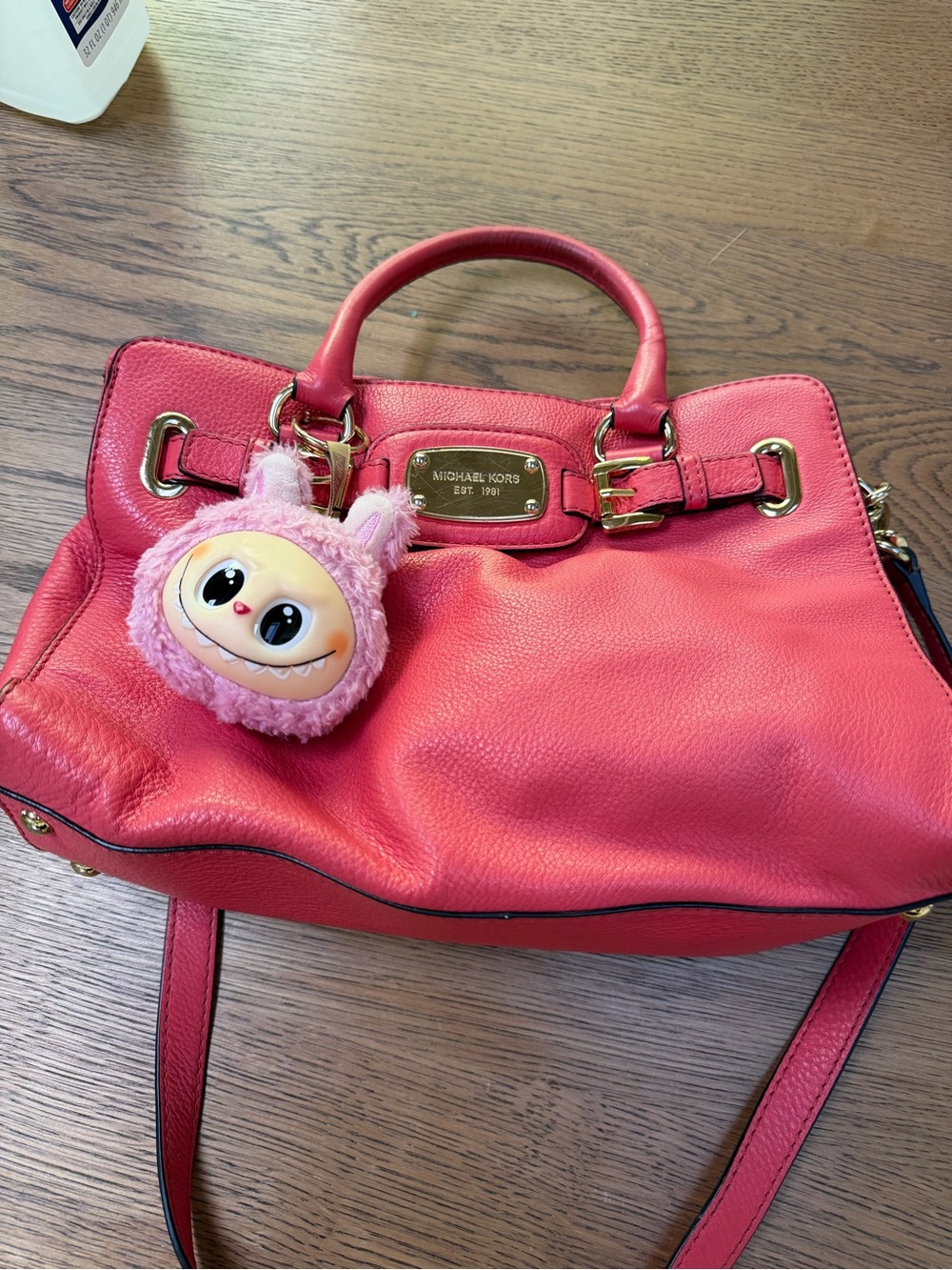 Michael Kors Vibrant Red Leather Tote
